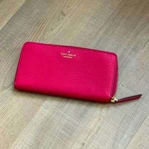 Kate Spade large zip continental wallet